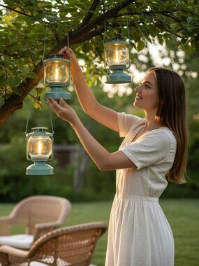 NEW IKEA Metal Tea Light Lanterns Teal Discontinued Wedding Backyard Lot of 3